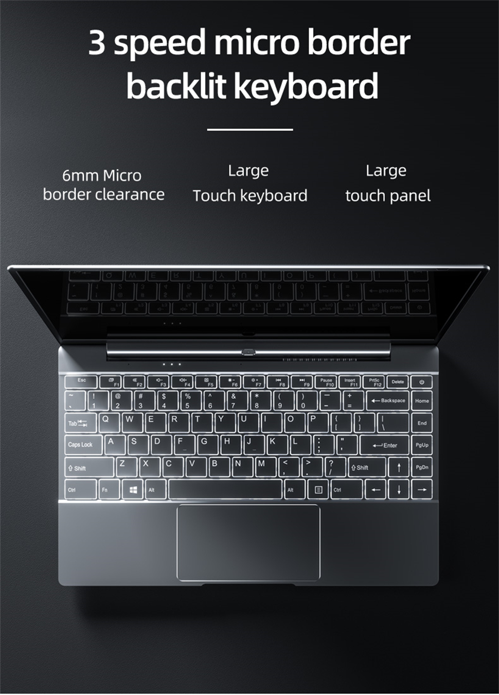 Ноутбук Dere Laptop V14S 14.1" - Intel Celeron, 16GB RAM, 1TB SSD, Windows 10 7 image for this item