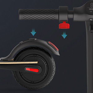 Electronic brake and physical brake