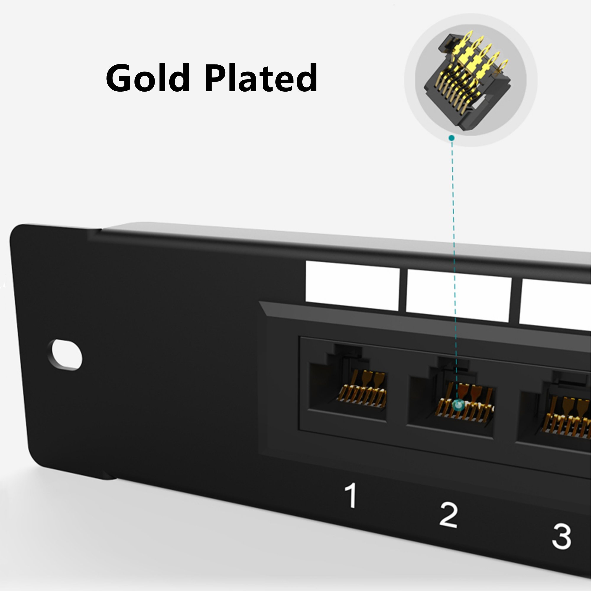 Yankok Cat Port Patch Panel Unshielded With Coded T A B Wiring