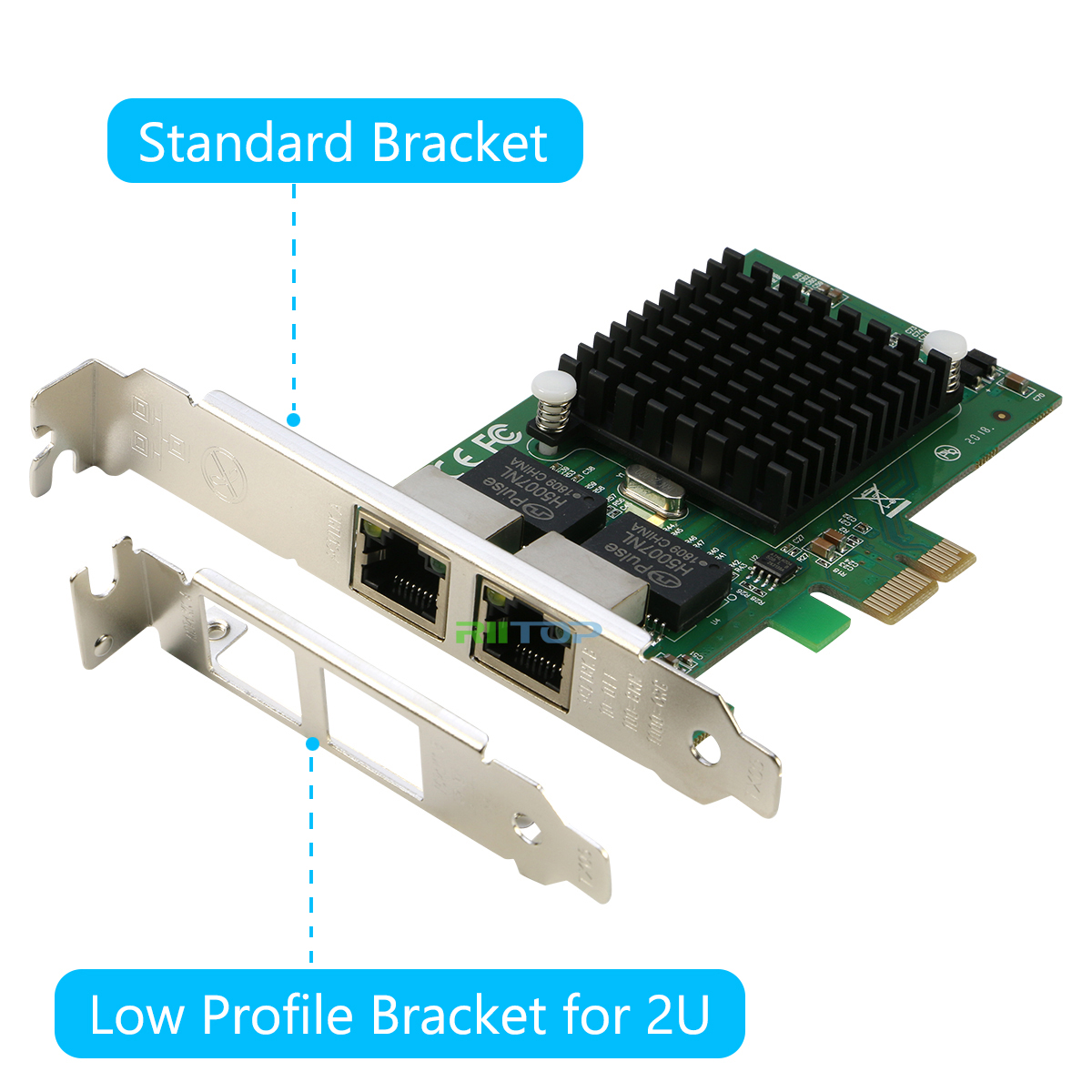 pcie x1 to rj45 network interface card