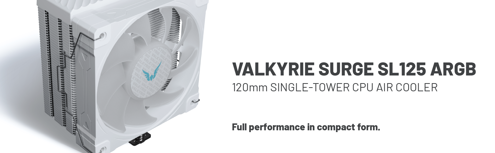 Surge SL125 Single Tower CPU Air Cooler with RGB Fans