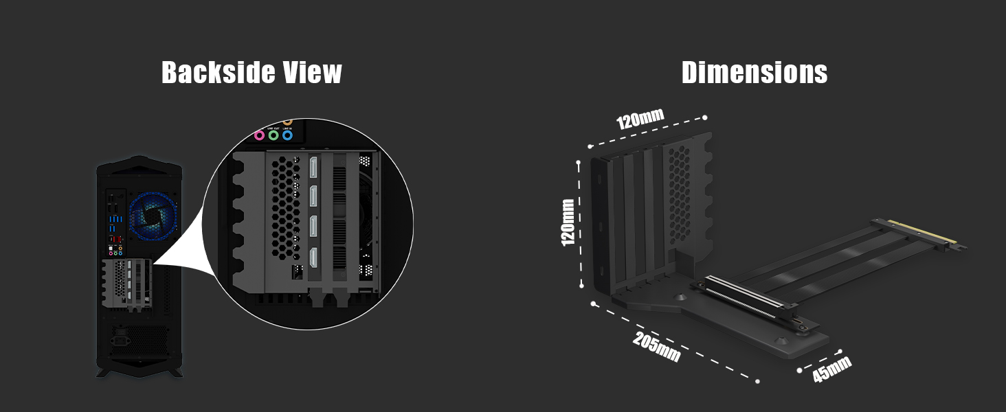PCIE 5.0 Riser Cable