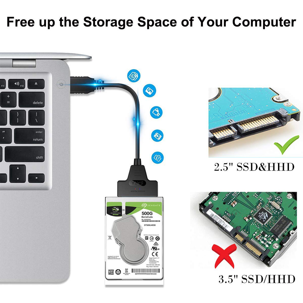 SATA to USB 3.0 Adapter Cable