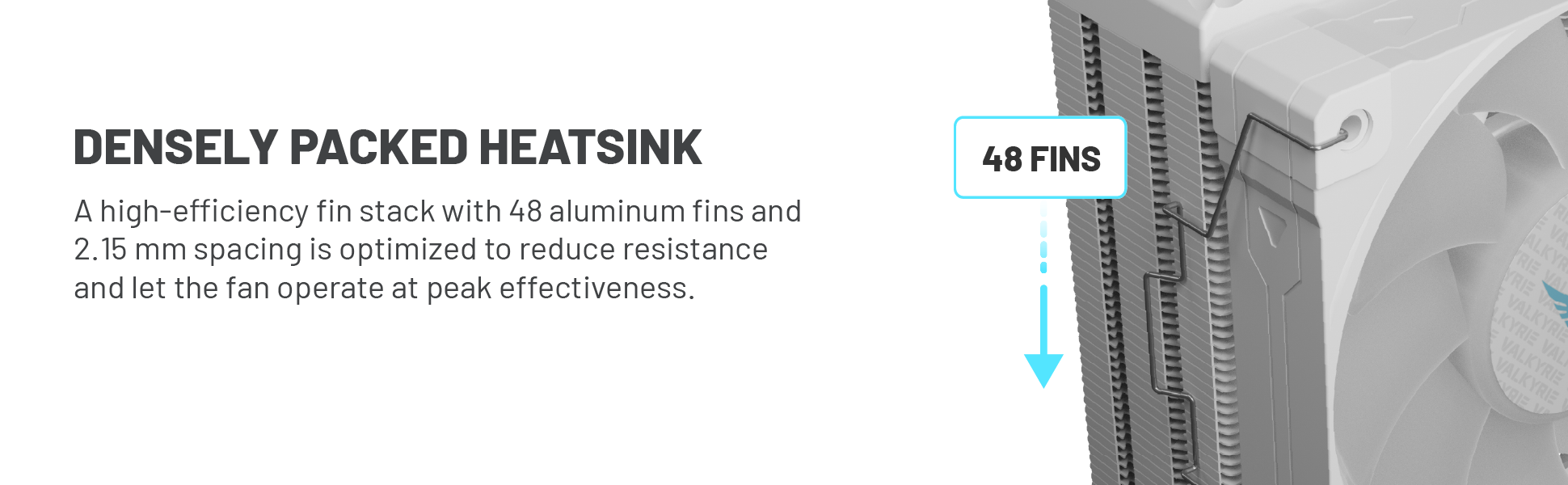 The Valkyrie Surge SL125 CPU air cooler is designed for effective thermal management in compact PCs