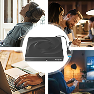 Versatile External Blu-ray Drive to Enhance Your Lifestyle This Blu-ray DVD burner serves a multitud