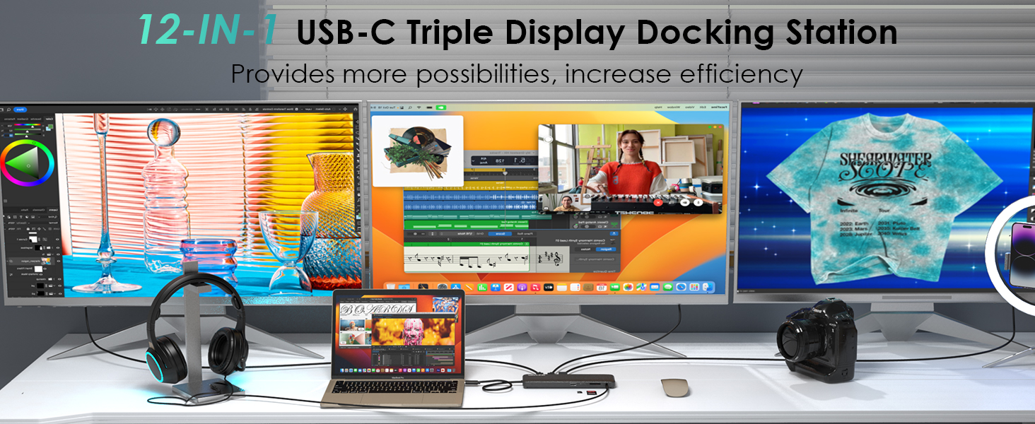 usb c laptop docking station