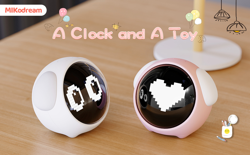 MikoDream Emoji Alarm Clock -- A CLOCK & A TOY