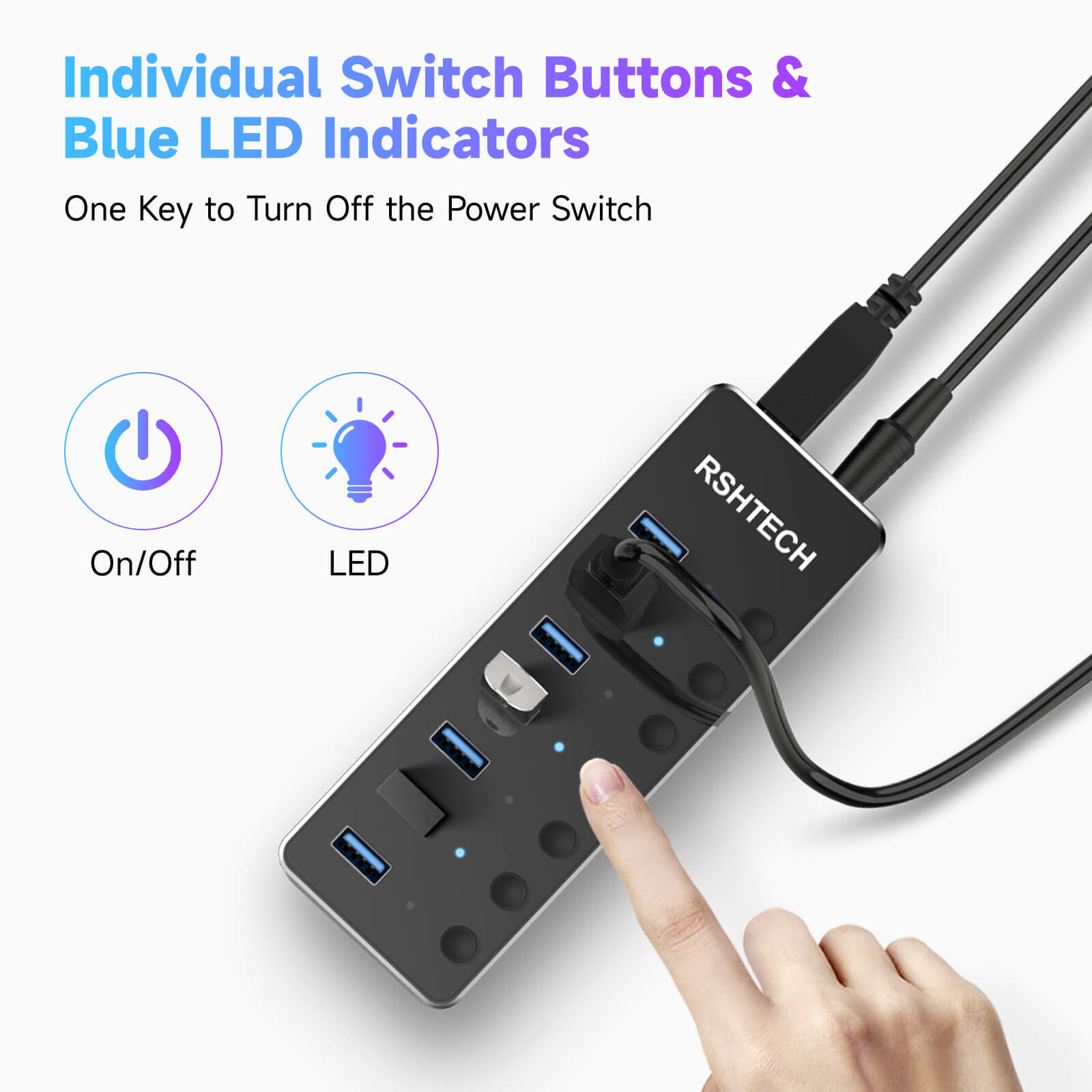 usb hub with switch