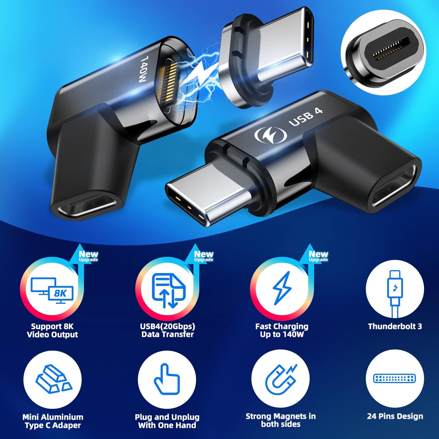 USB C Magnetic Adapter