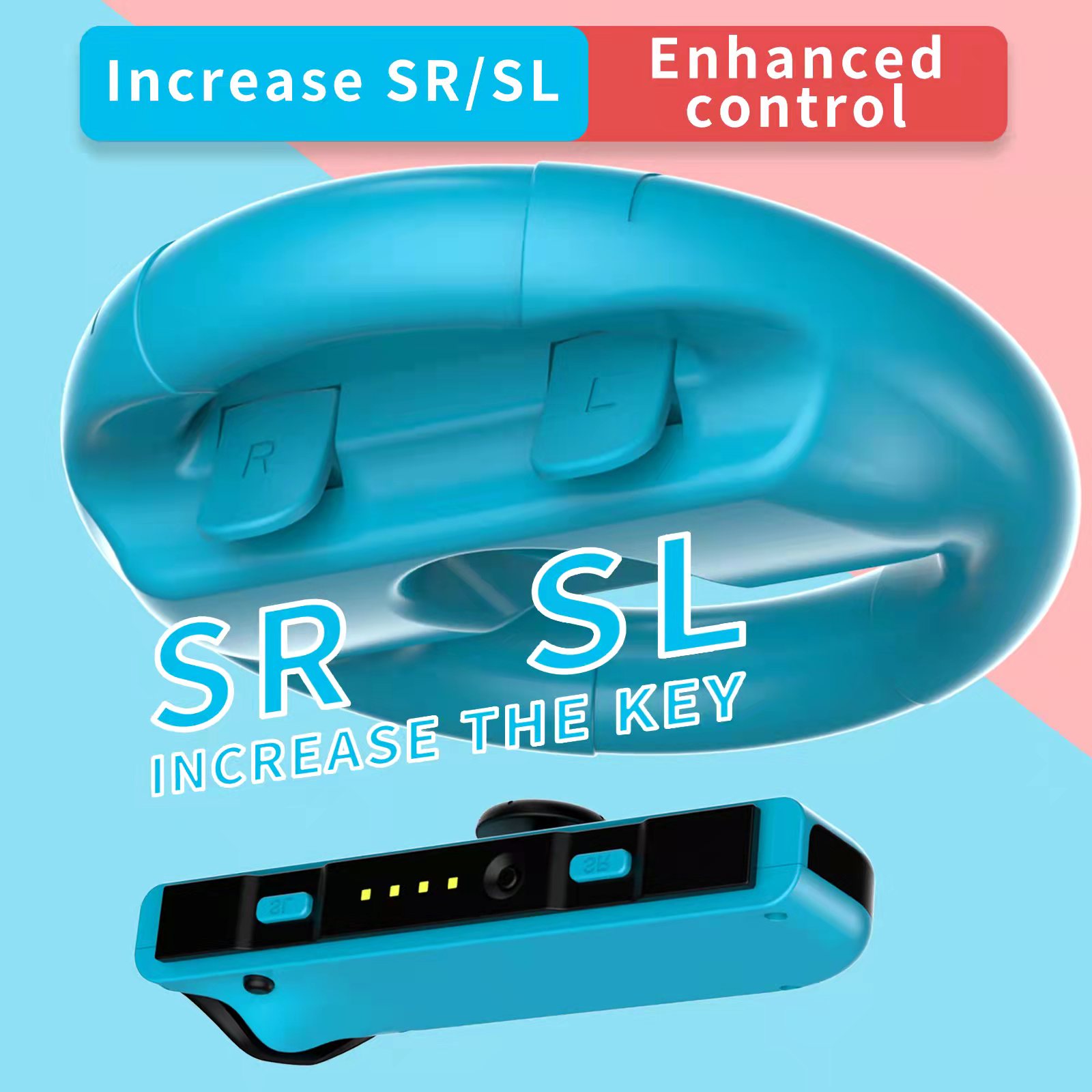 the steering wheel increase the SR AND SL button to enhance the control feeling.