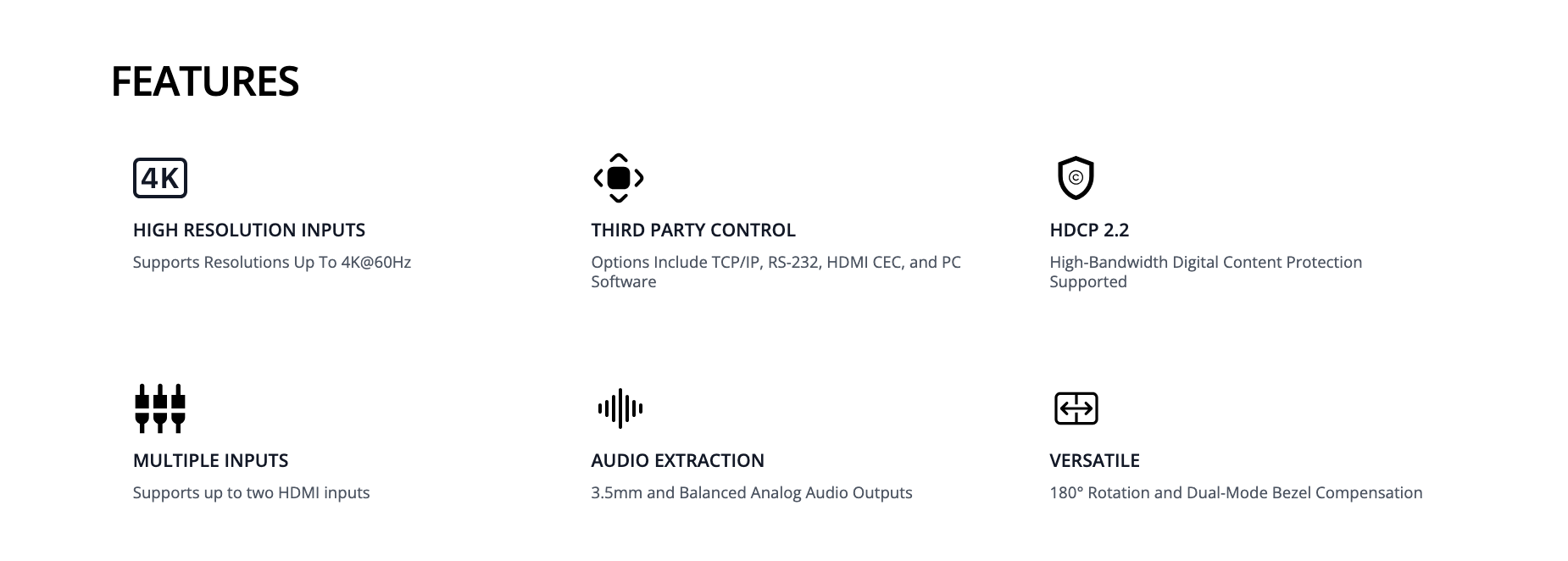 features