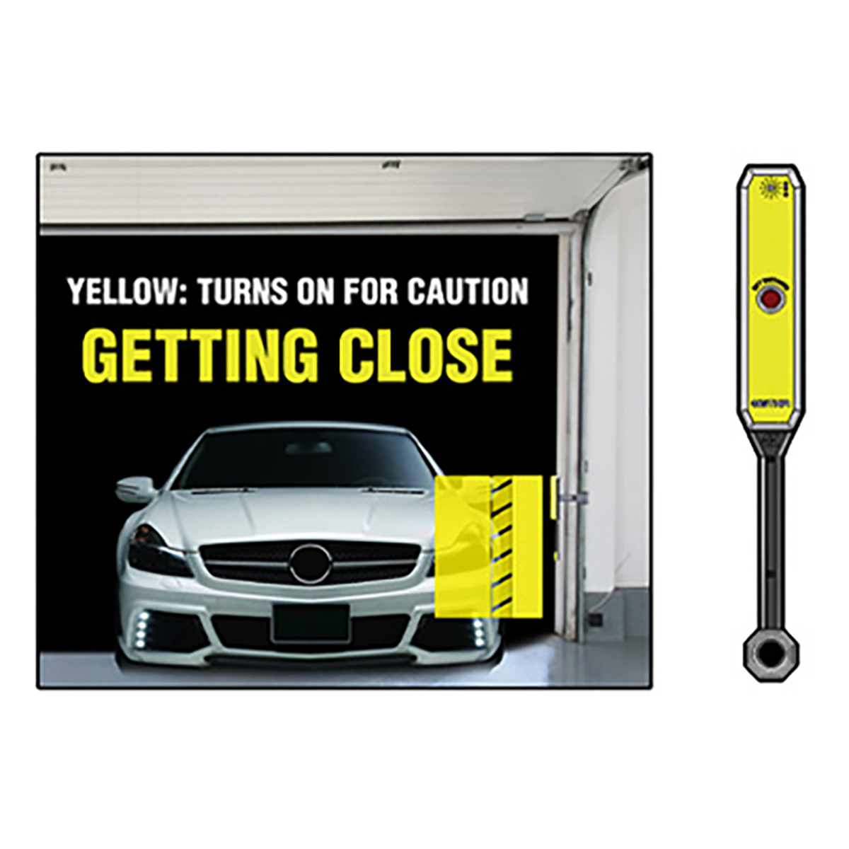 yellow means getting too close