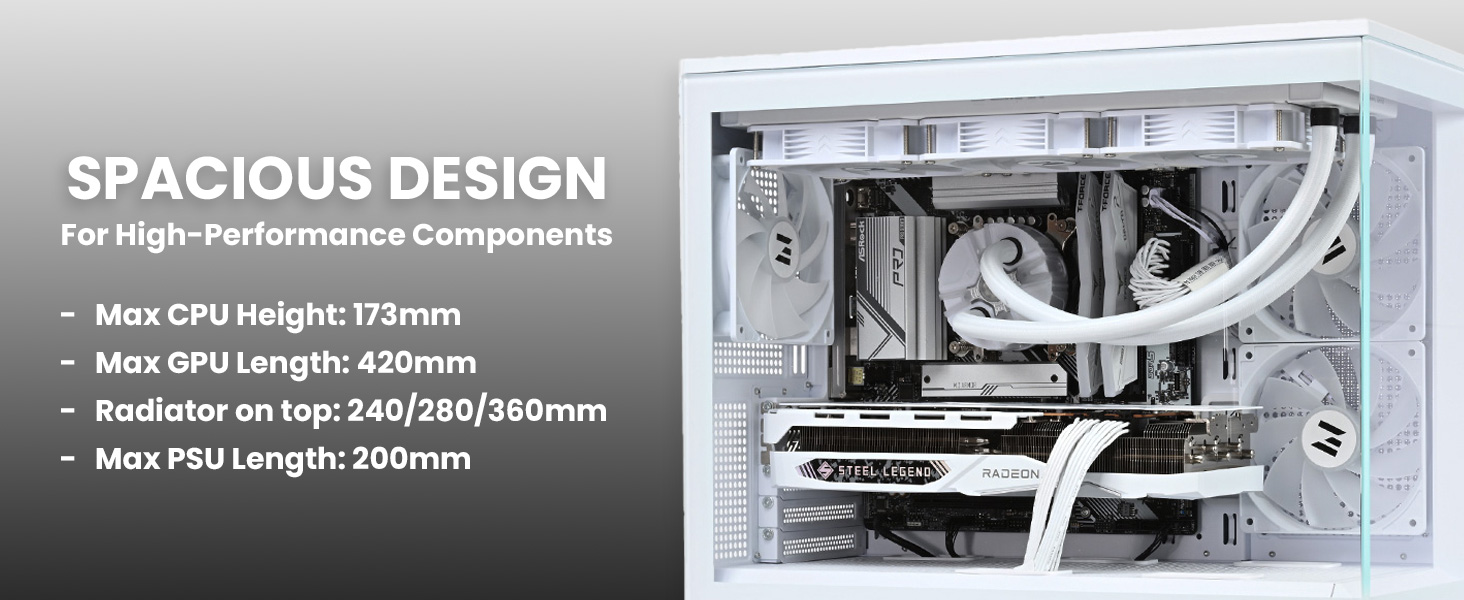 Zalman P30 Premium Panoramic mATX PC Case