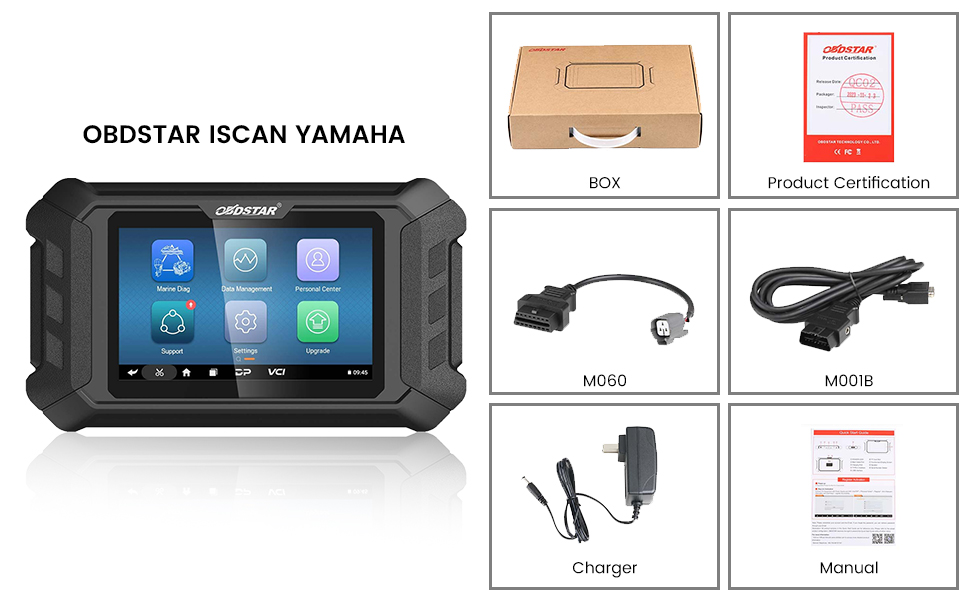 OBDSTAR iScan YAMAHA package list