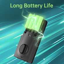 Energy Conservation! Strong and durable, 4pcs AA batteries can provide 10800 openings (approx. 18 mo