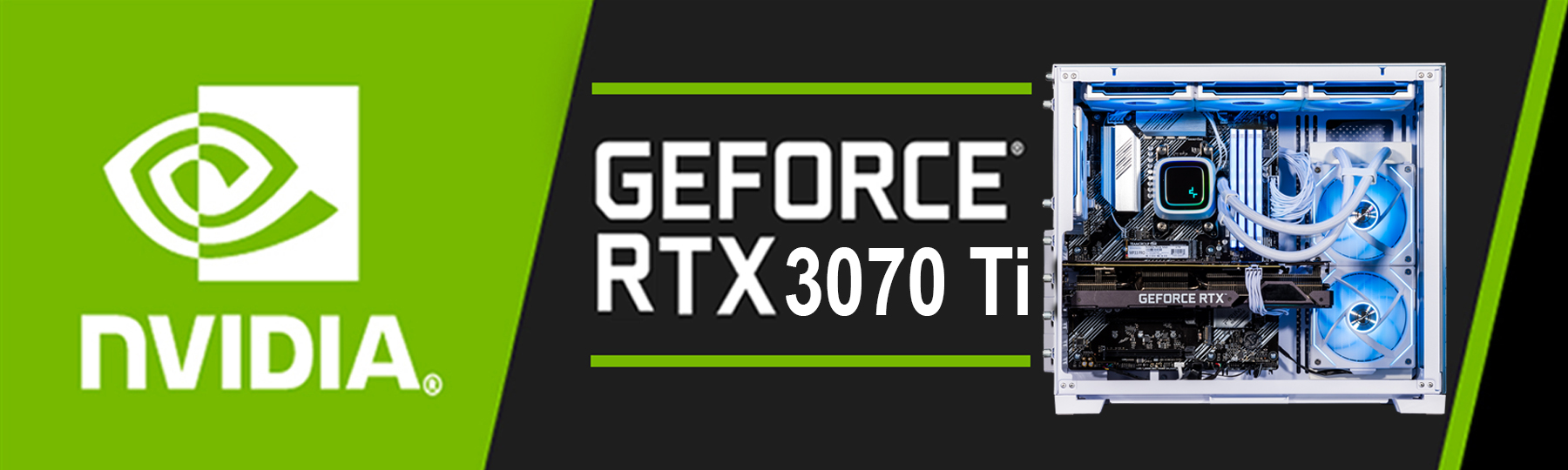 GeForce RTX 3070 Ti Dedicated Graphics, VR Ready 8GB GDDR6X PCIe 4.0, DirectX 12, VR Ready, G-SYNC