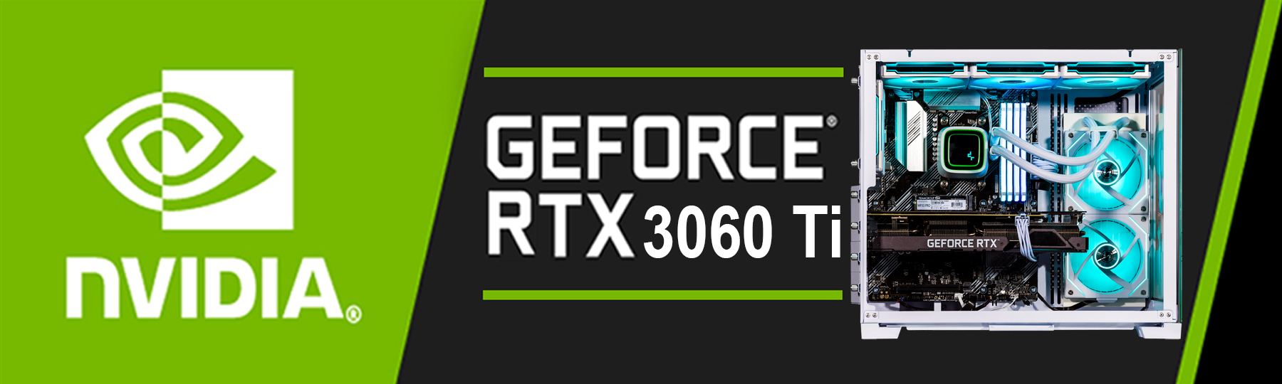 Velztorm Minty Frog Green Limited Edition Gaming PC (AMD Ryzen 7 5700X 8-Core, Radeon RX 6700 XT, WiFi 5, BT 5, Liquid Cooled 240mm, 850W, Green) 4 GeForce RTX 3060 Ti Dedicated Graphics, VR Ready 8GB GDDR6 PCIe 4.0, VR Ready, G-SYNC, DirectX 12