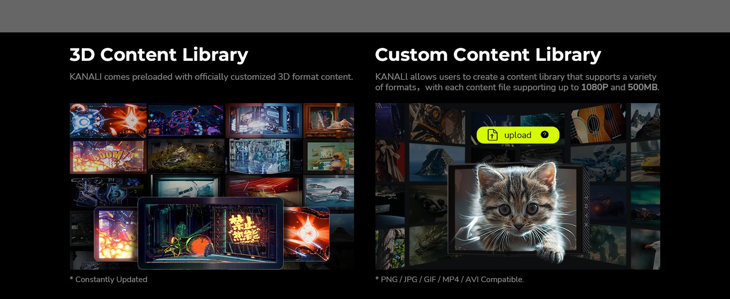 TRXY PANORAMA 360 360mm AIO 3D Content Library and Customizability