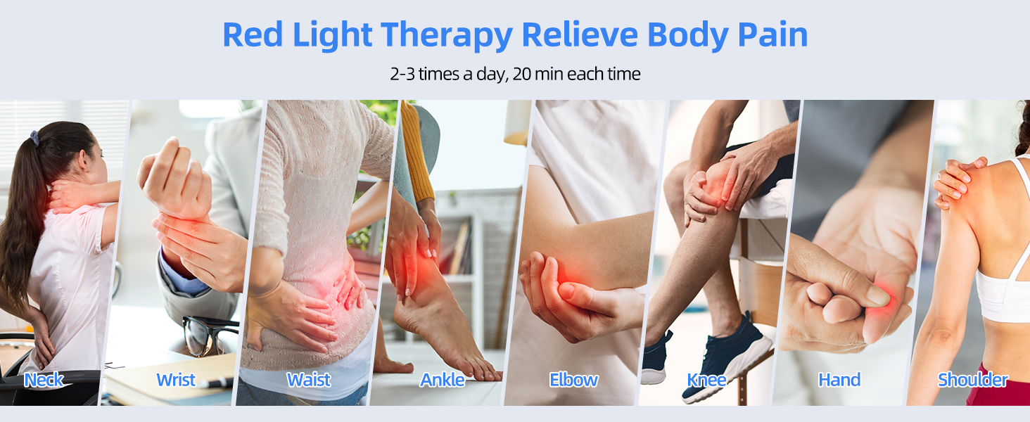 Red Light Therapy Relieve Body Pain