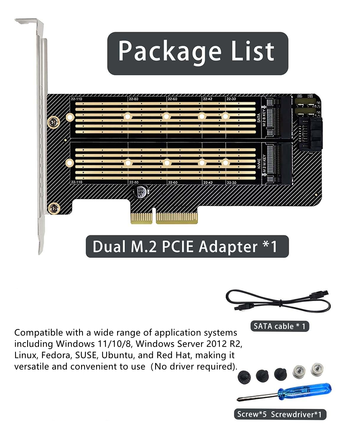 Supports PCI-Express X4, X8, X16 slots.