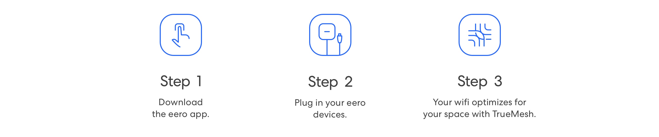 3 steps