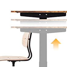 FEZIBO standing desk with keyboard tray
