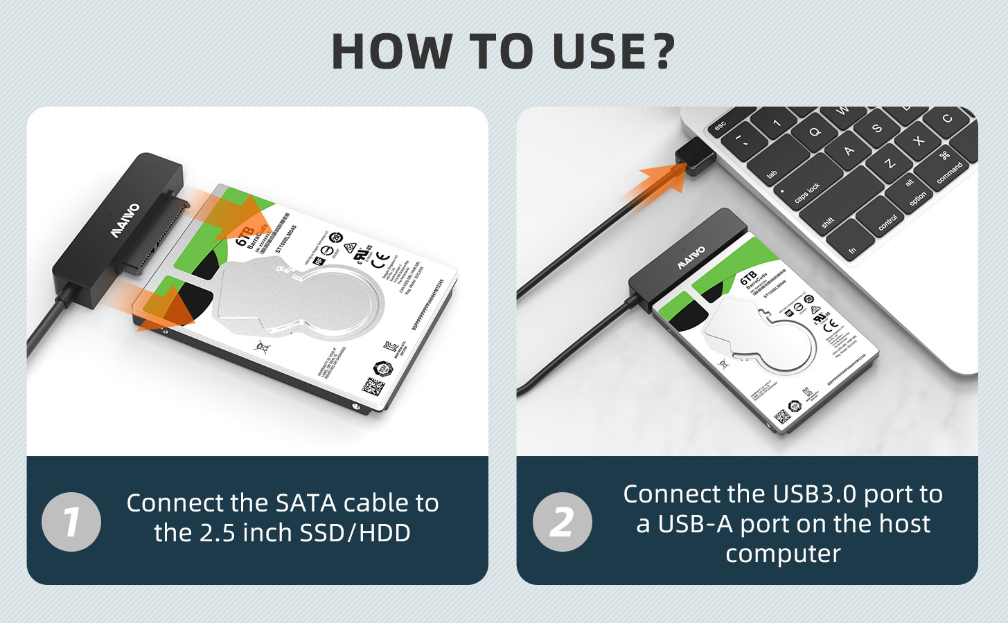 MAIWO K104A SATA to USB 3.0 Adapter Cable