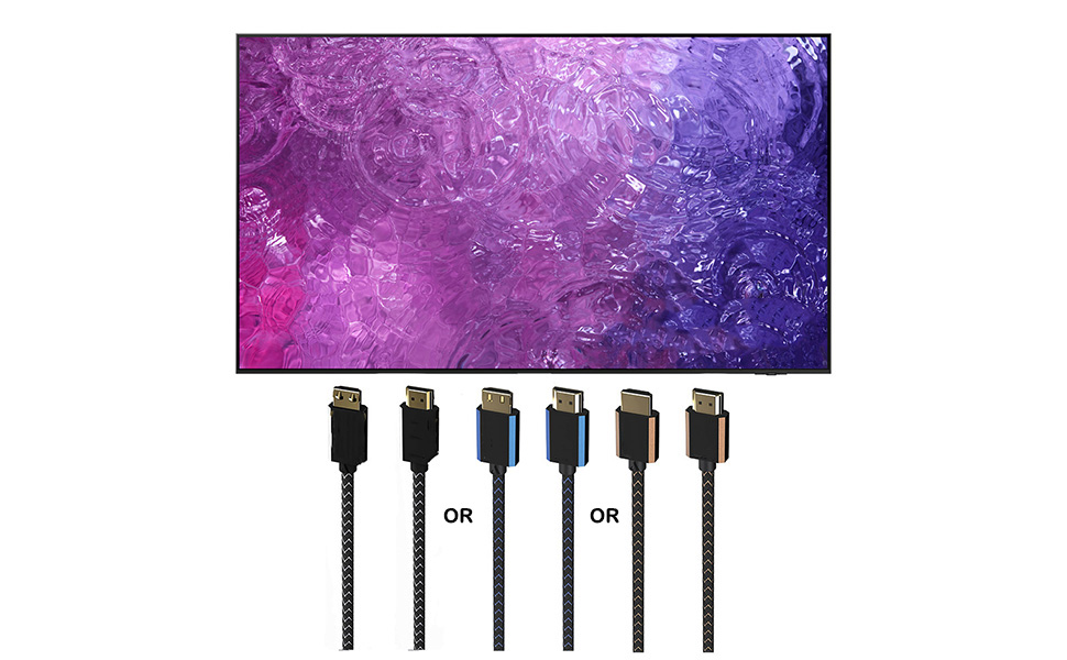 Samsung QN90CA Series TV with Austere 4K and 8K HDMI Cable