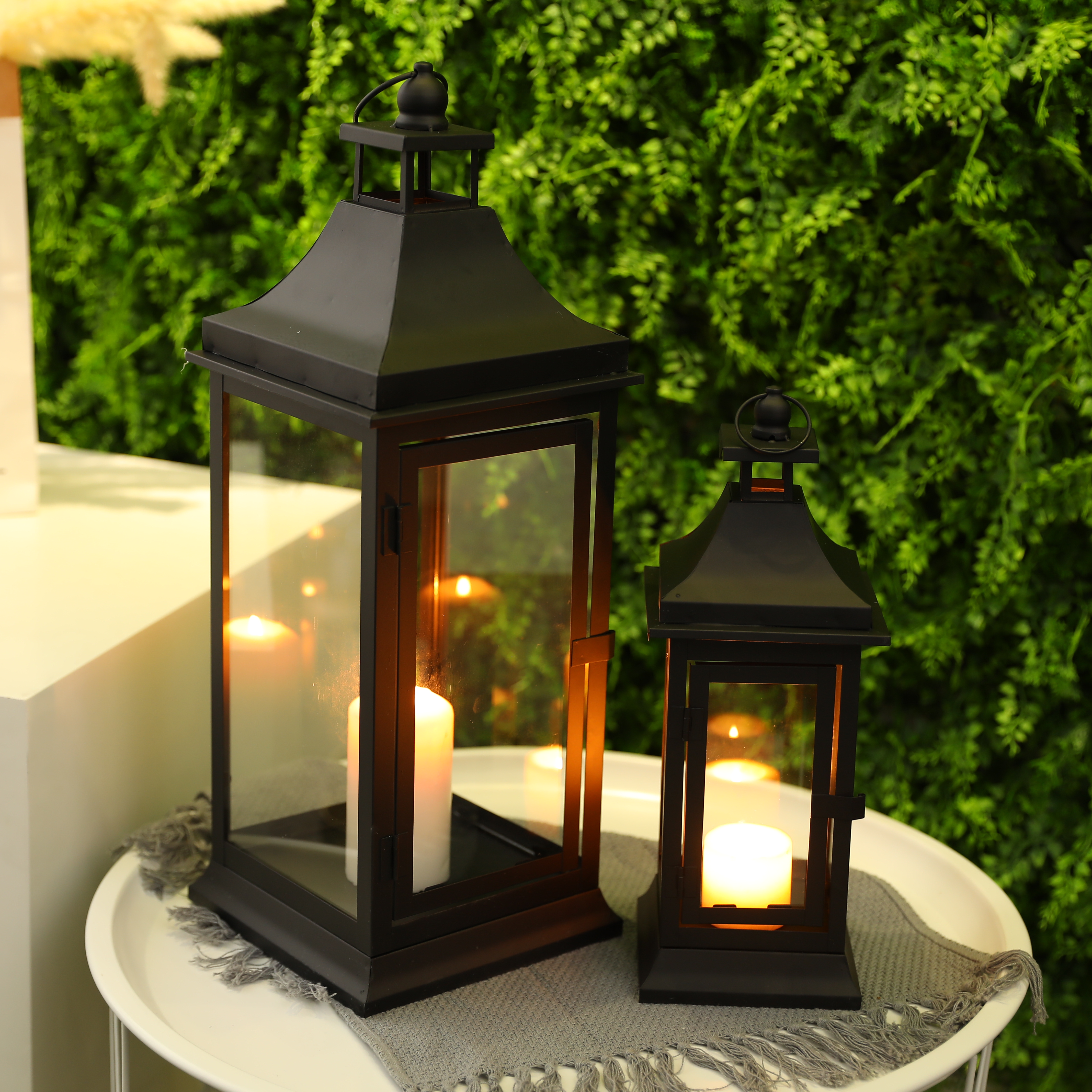 metal candle lantern