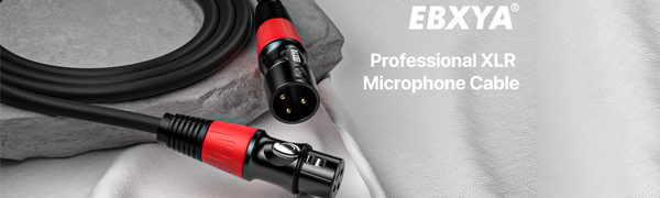 EBXYA Professional Balanced Audio Cable for Live, Recording, Studios