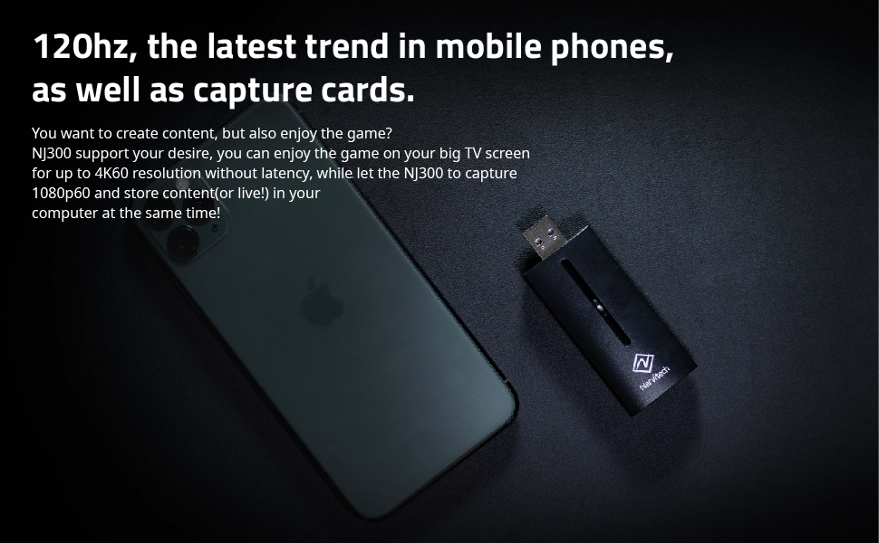 120Hz Capture 4K60 Capture Dual Capture Zero Latency