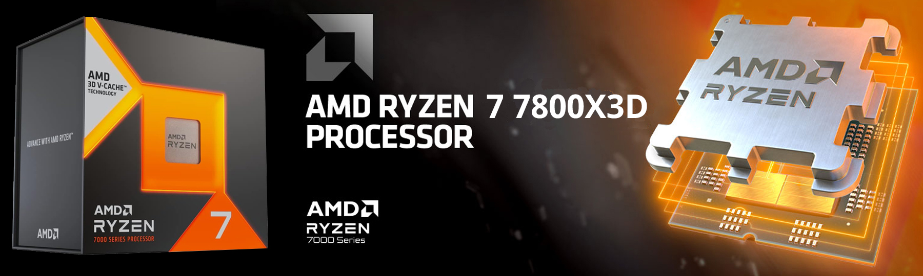Zen 4 AMD Ryzen 7 7800X3D 4.20GHz Processor (upto 5GHz, 96MB Cache, 8-Cores, 16-Threads)