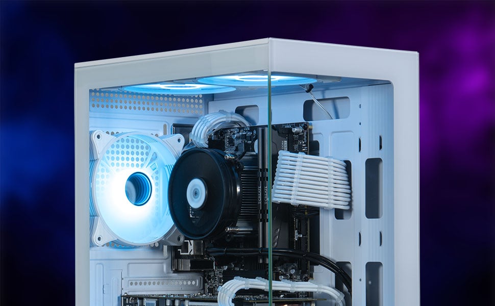 H60 case smokey RGB