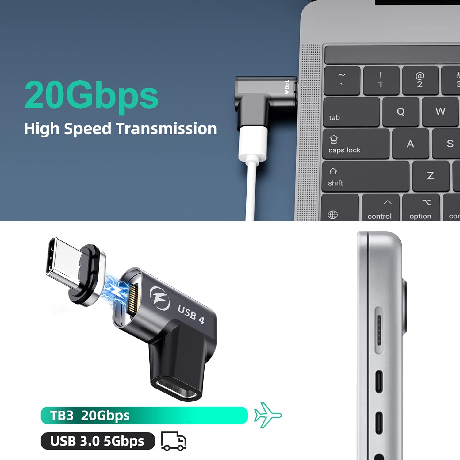 USB C Magnetic Adapter