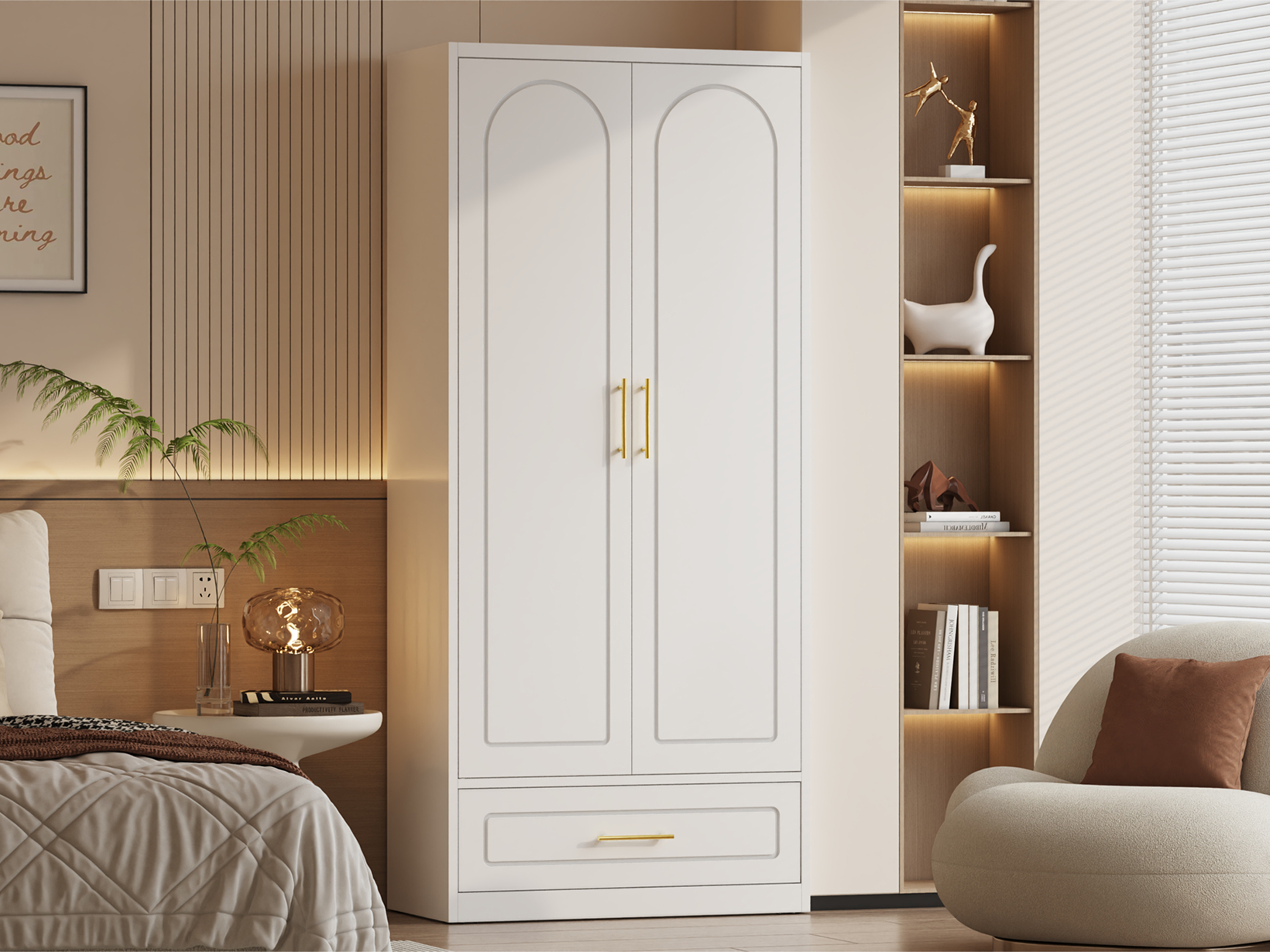 Wardrobe Closet with Doors