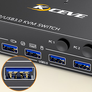 4 USB 3.0 ports Upgraded USB 3.0 version ensure data transfer more faster and stable, it's a great s
