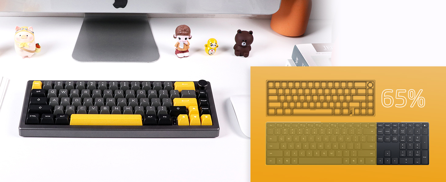 65% Mechanical gaming keyboard