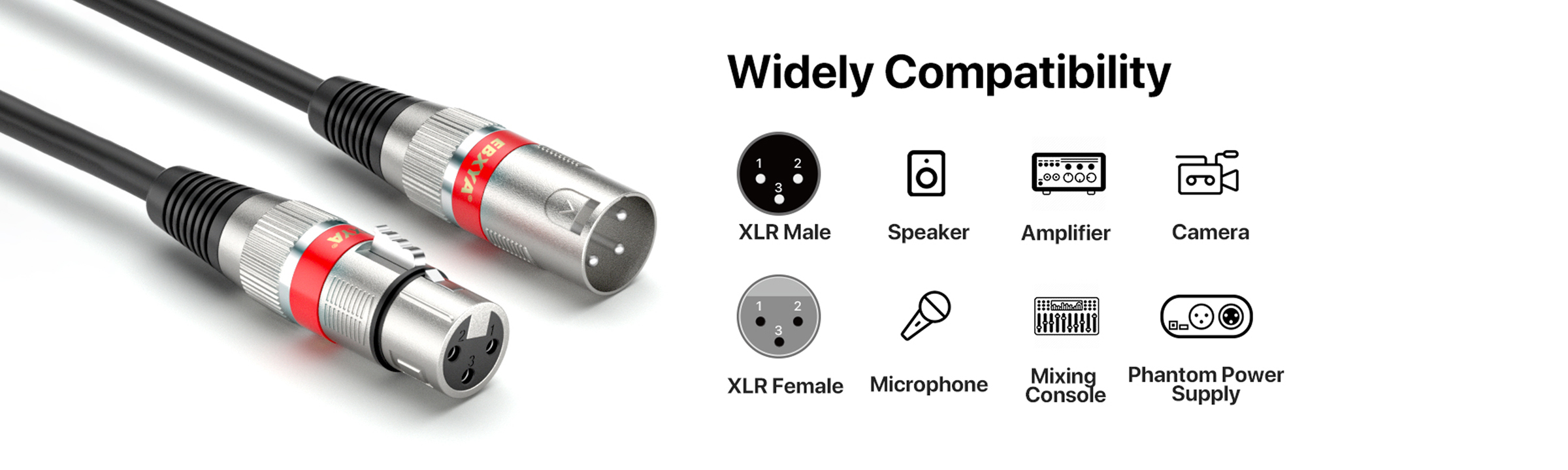High Fidelity Microphone XLR Cable