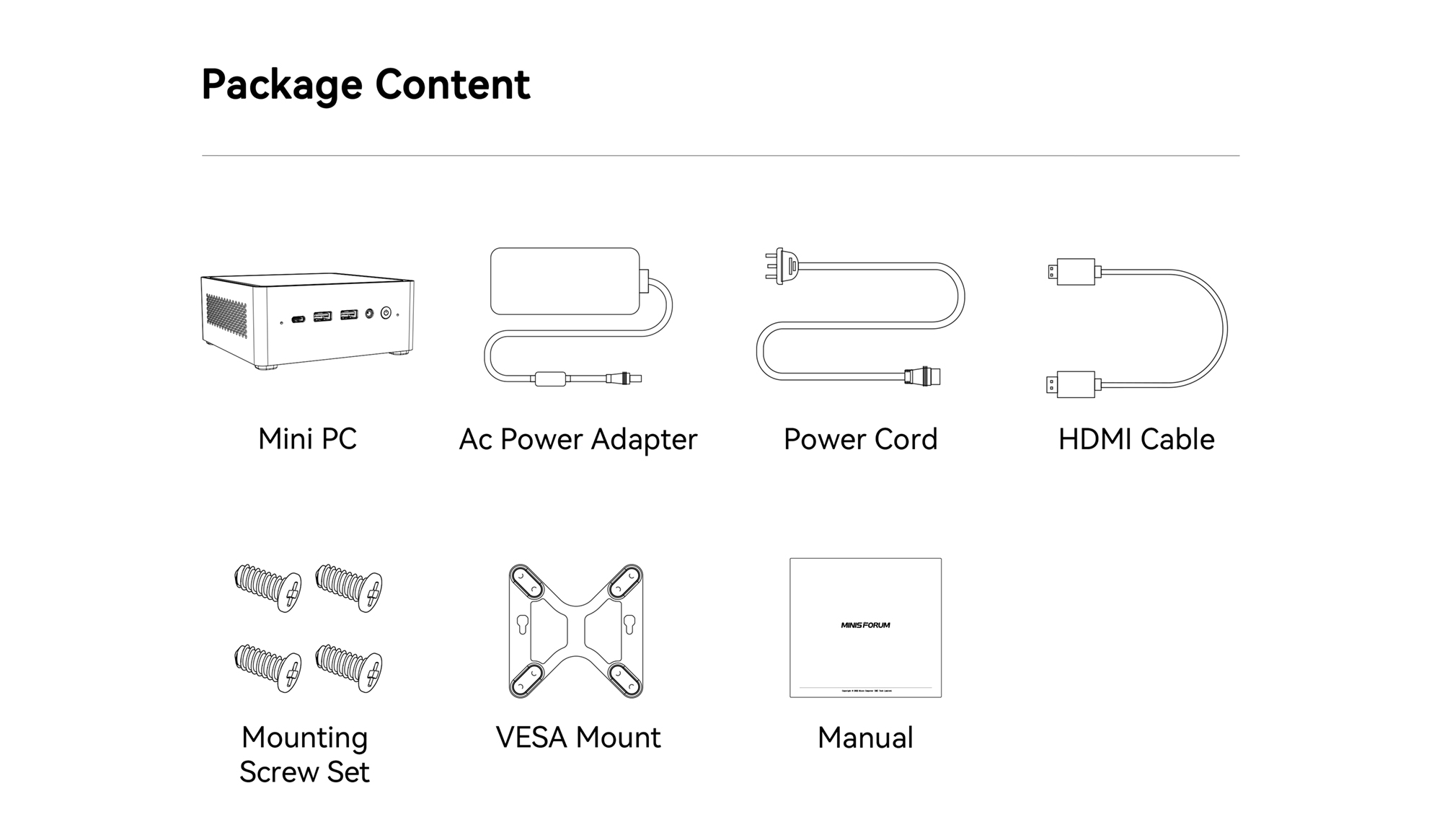 MINI PC package