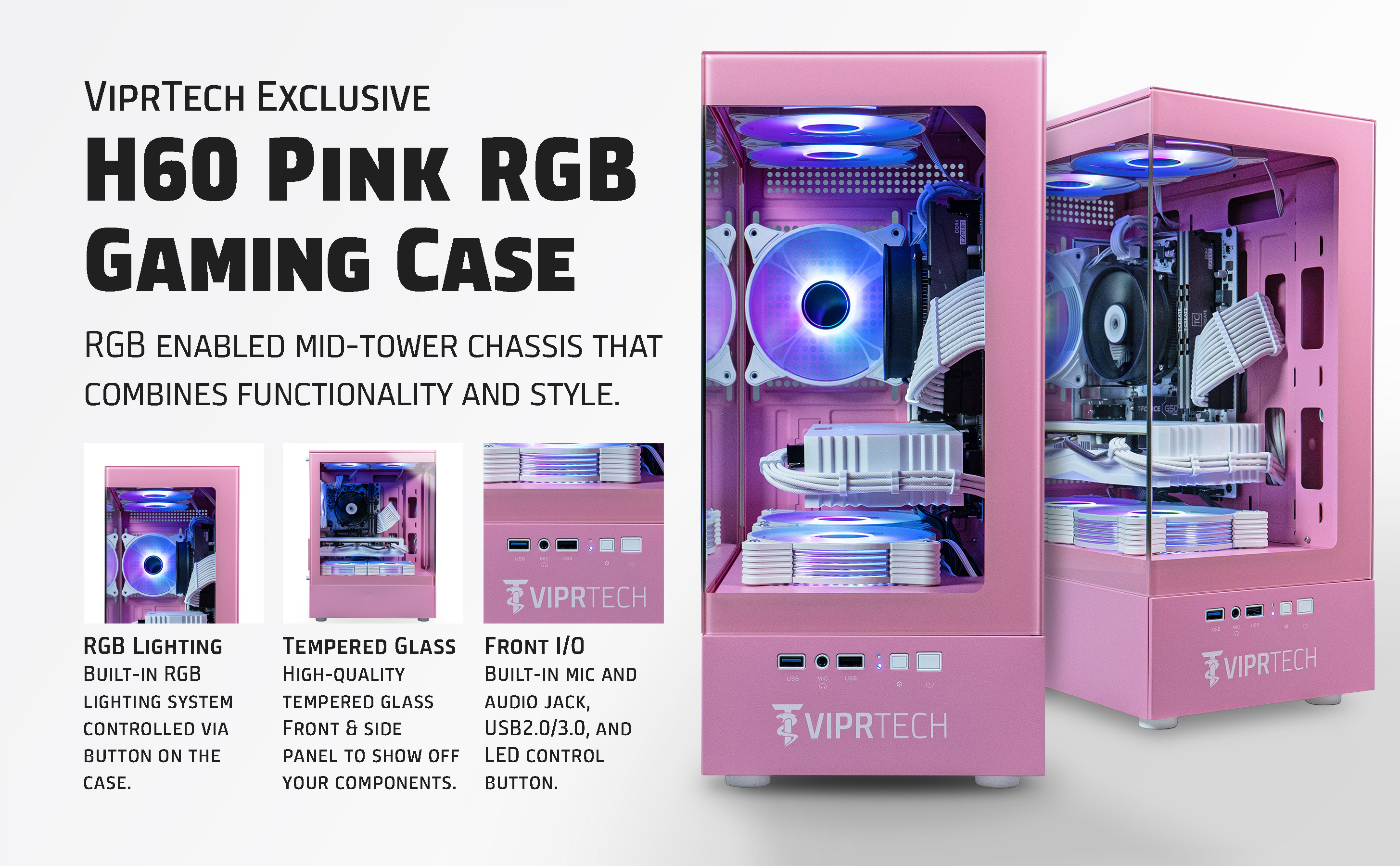 H60 pink case specs