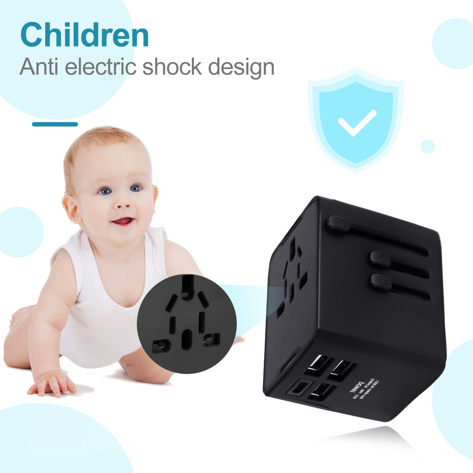 Anti-electricity design for children