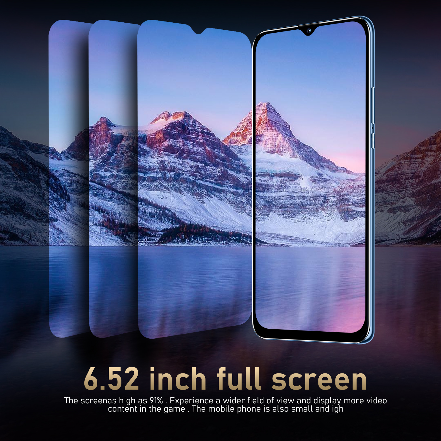 G40 Android Smartphone 6.52 inch Big screen