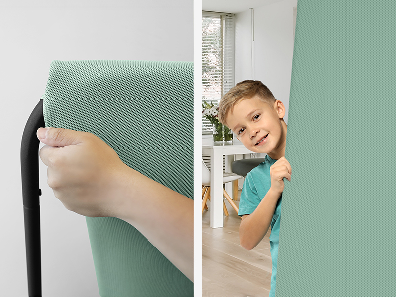 standing divider aqua lightweight and portable