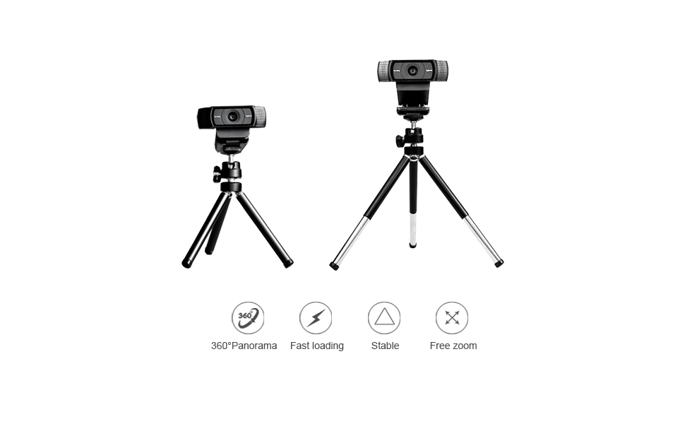 Professional Lightweight Mini Tabletop Webcam Tripod