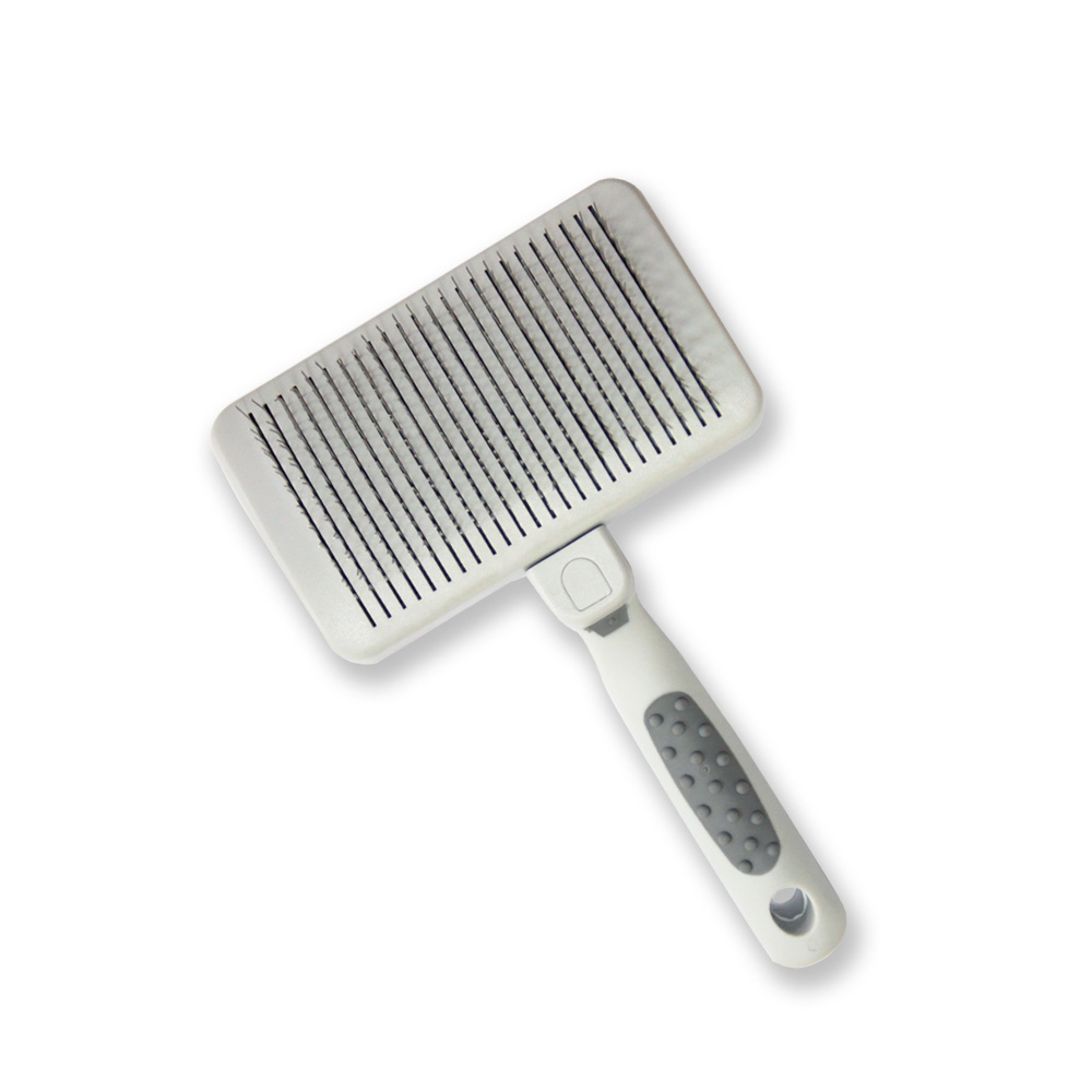 URBANER Self Cleaning Slicker Brush, Dog/Cat, Professional Grooming De-shedding pet supplies, Safe,