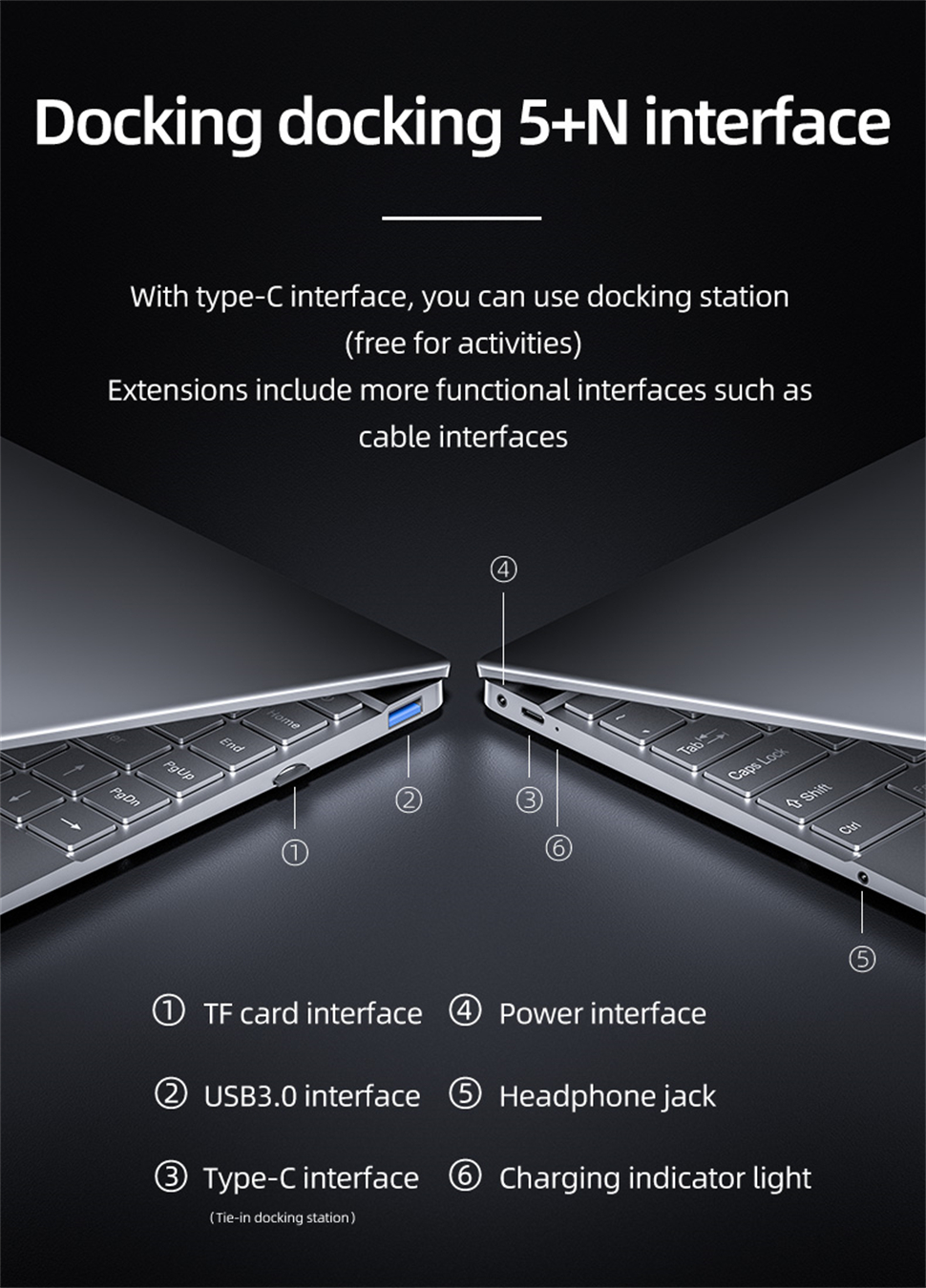 Ноутбук Dere Laptop V14S 14.1" - Intel Celeron, 16GB RAM, 1TB SSD, Windows 10 10 image for this item
