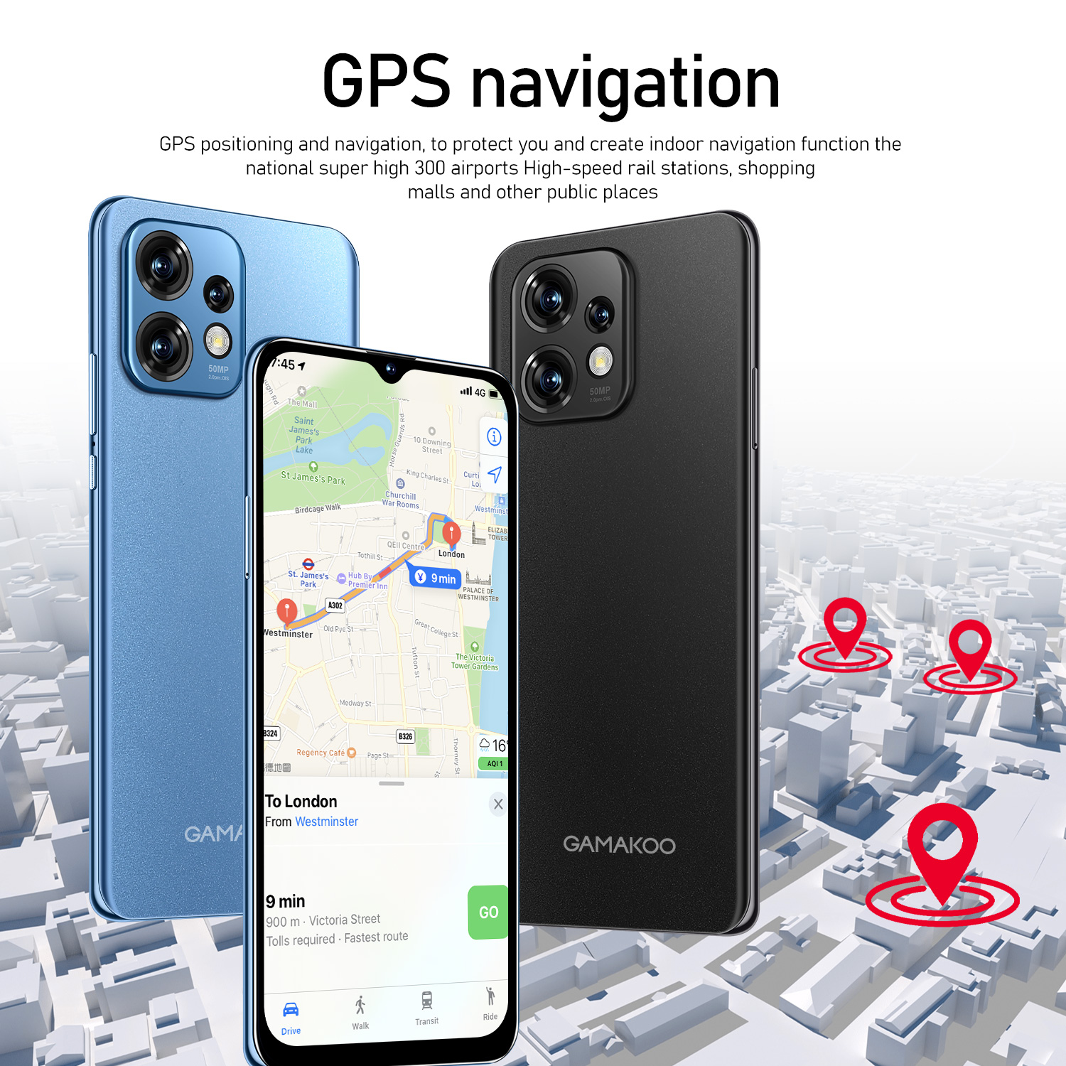 G40 Android Smartphone GPS Navigation