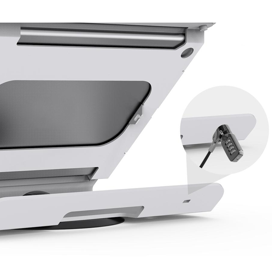 Business Desktop POS iPad Stand, Anti Theft Kiosk Countertop iPad Stand Holder