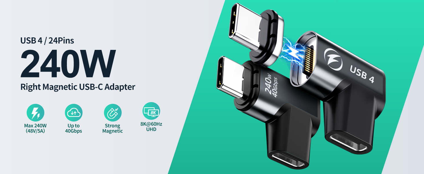 USB C Magnetic Adapter
