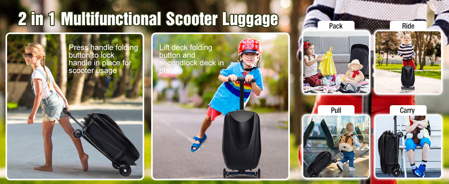 Scooter Luggage for Kids